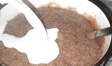 Morning emabele porridge. 